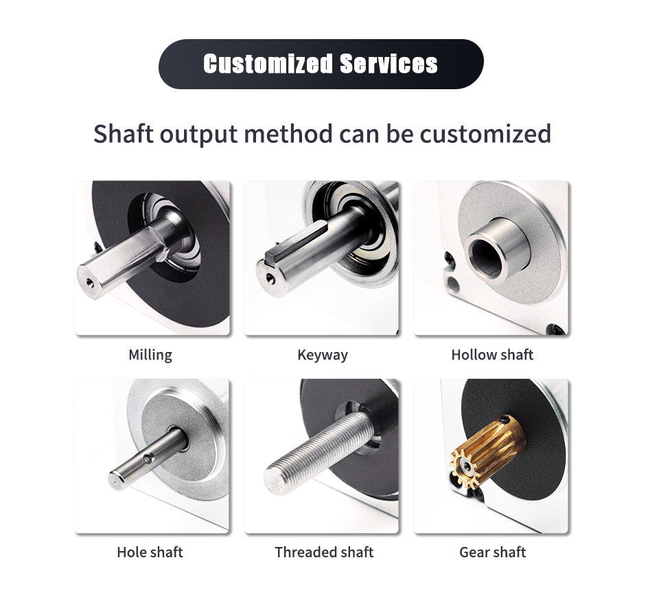 Nema 8 Geared Stepper Motors With Gearbox Max.Ratio 1 369 Length 30/41mm Current 0.5/0.8A