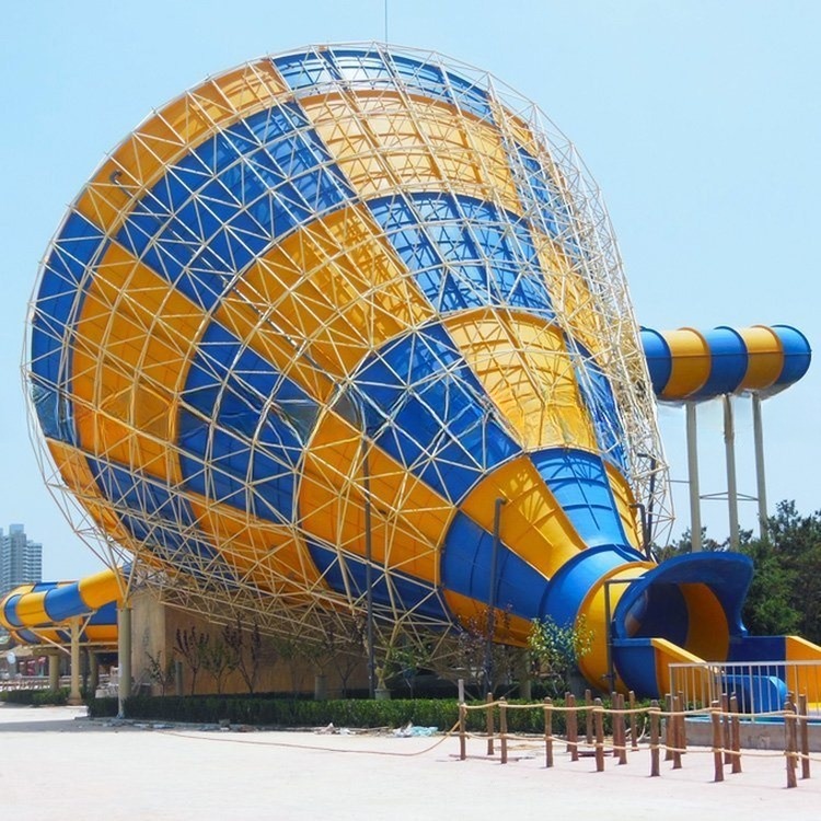 Big Water Amusement Park Fiberglass Speaker Water Slide for Adult