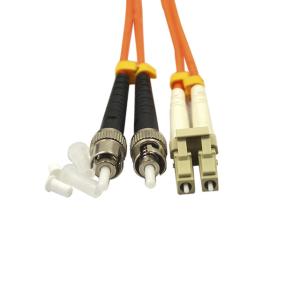 ST To LC Duplex 3.0mm FTTX Multi Mode Fiber Cable YOFC Corning