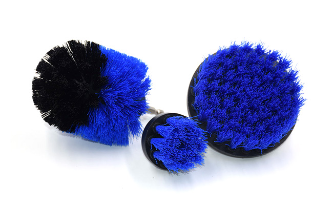 Tyre Rim Drill Scrub Brush Floor Carpet Cleaning Various Color Easily Install