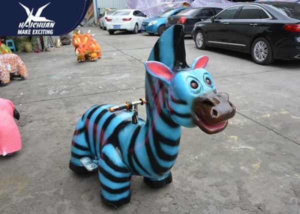 Remote Control Motorized Animal Scooters Of Silicone Rubber / Self Propelled