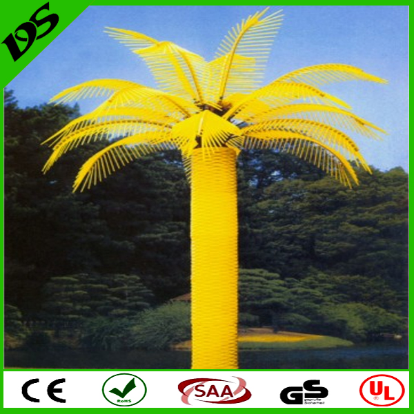 2016 Promotion China made Led artificial coconut tree, outdoor led palm tree light for dec