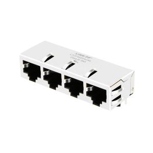  LPJF46204CNL 10/100 Base-T Tab Down Without LED 1x4 Port Ethernet RJ45 Jack Manufactures
