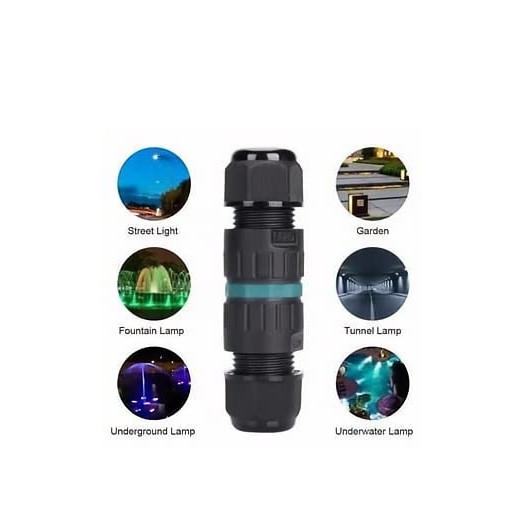 IP68 Waterproof Junction Box Connectors M20 2 Pin Outdoor Electrical Cable