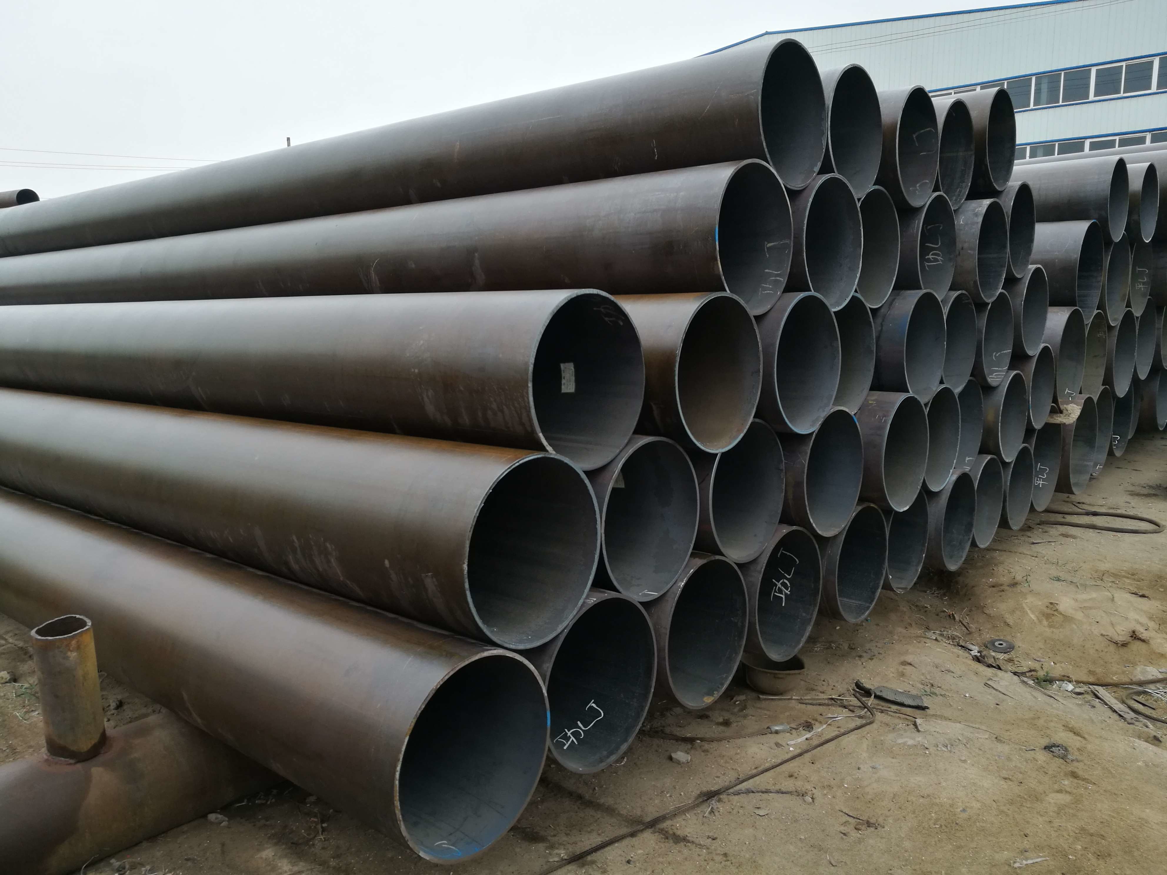 Carbon Api 5l / En10219 Erw Welded Steel Pipe Round