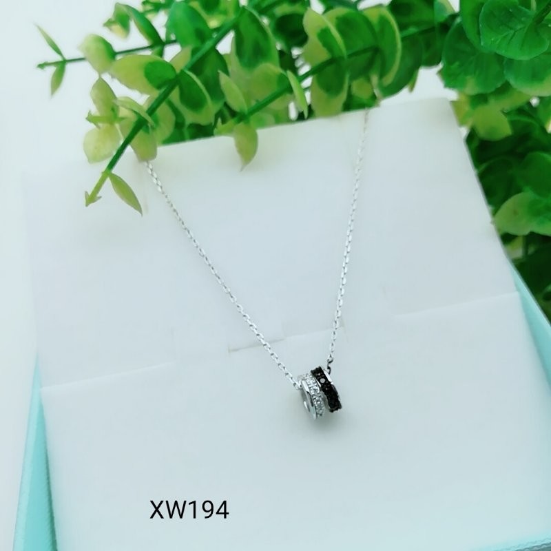 Latest product super quality China sale jewelry charm white stainless steel necklace whole XW238