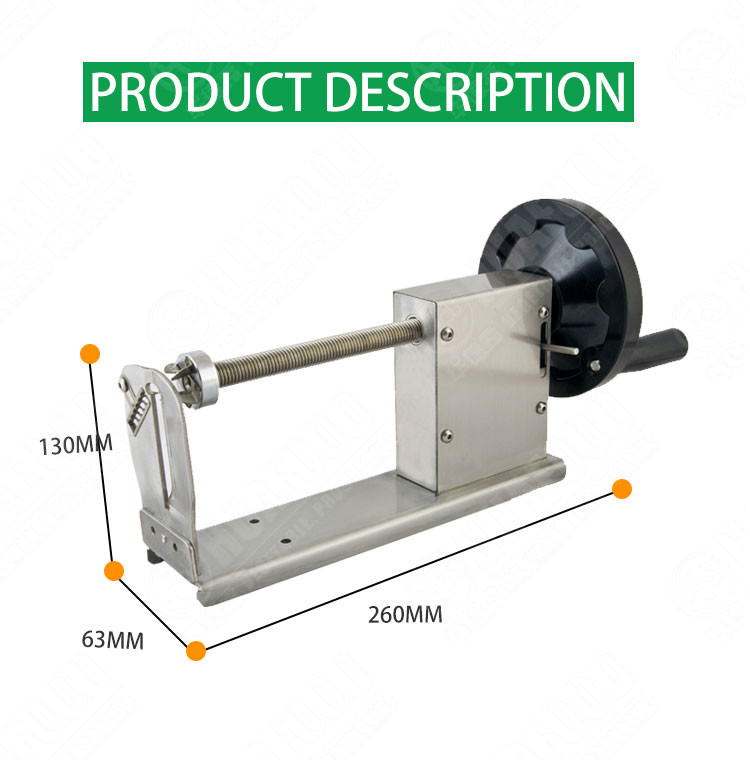 SS304 Multifunction Vegetable Cutting Machine Spiral Potato Chips Machine