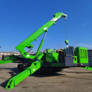 5ton EPA engine Spider Crawler Crane With Hydraulic Telescopic Outrigger