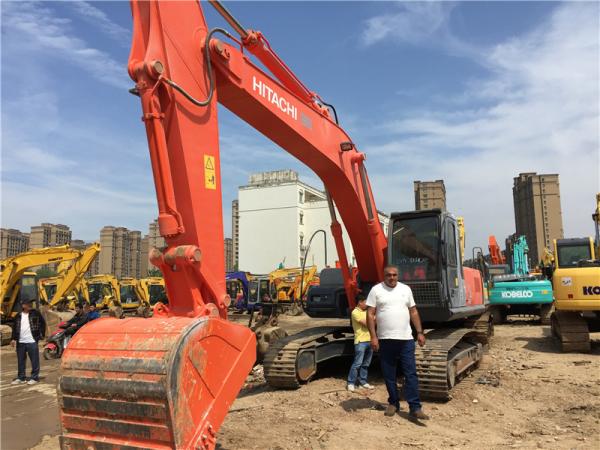 Year 2008 Used Crawler Excavator Hitachi ZX240 24T weight with ISUZU AH-4HK1X