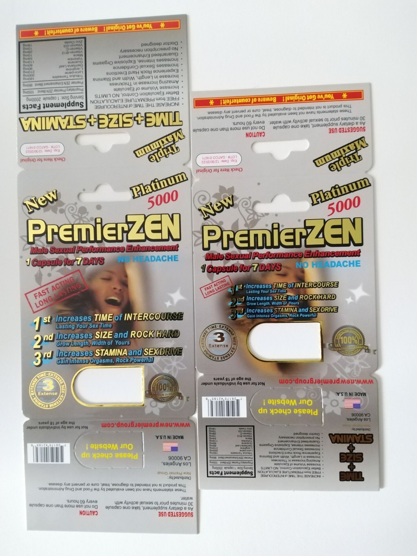 Slide Blister Insert Card,Male Enhancement Pills Packing,Sex Pill 3d Packing From Packaging Bags