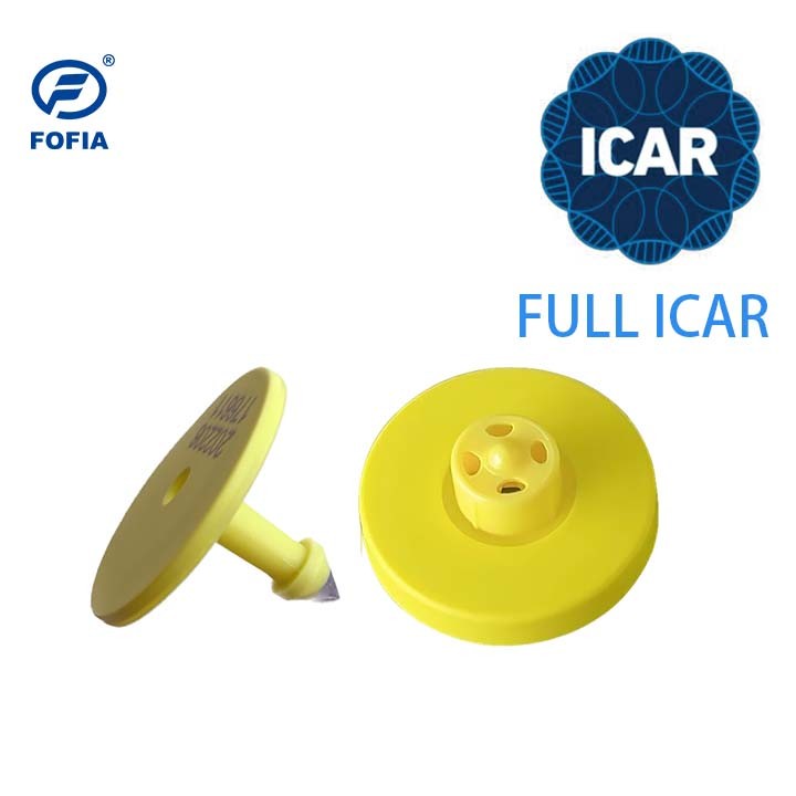 FULL ICAR Certified FDX-B Bovine Ear Tags 134.2khz Rfid Ear Tags