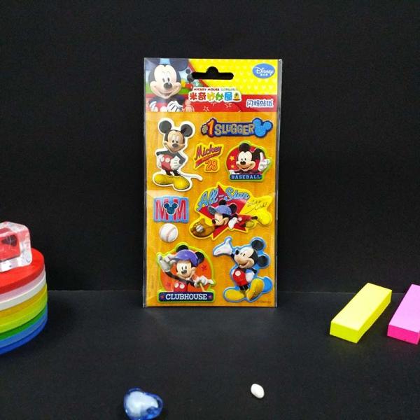 Three Dimensional Glitter Vinyl Stickers Kindergarten Reward Custom Vinyl