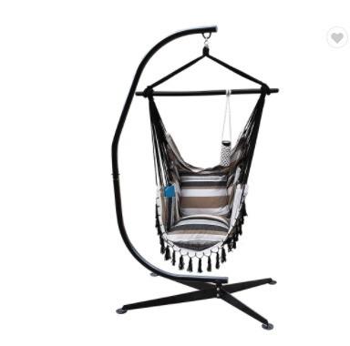 Qingdao Port Modern Caribbean Hammock Chair Cotton Rope Swing for Indoor and