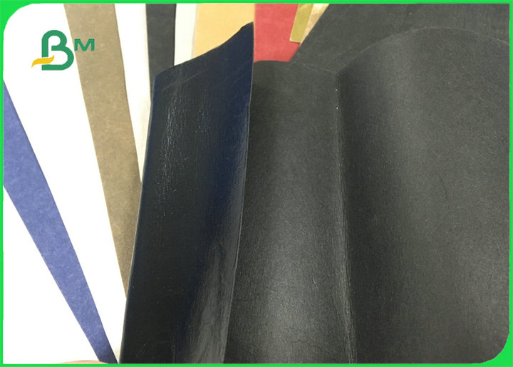 Biodegradable Vogue Washable Kraft Paper Fabric Roll 0.55mm For Handags DIY