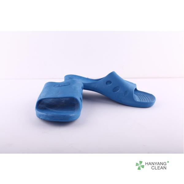 China Anti Slip Blue SPU Cleanroom Antistatic ESD Safety Slippers Sandals women