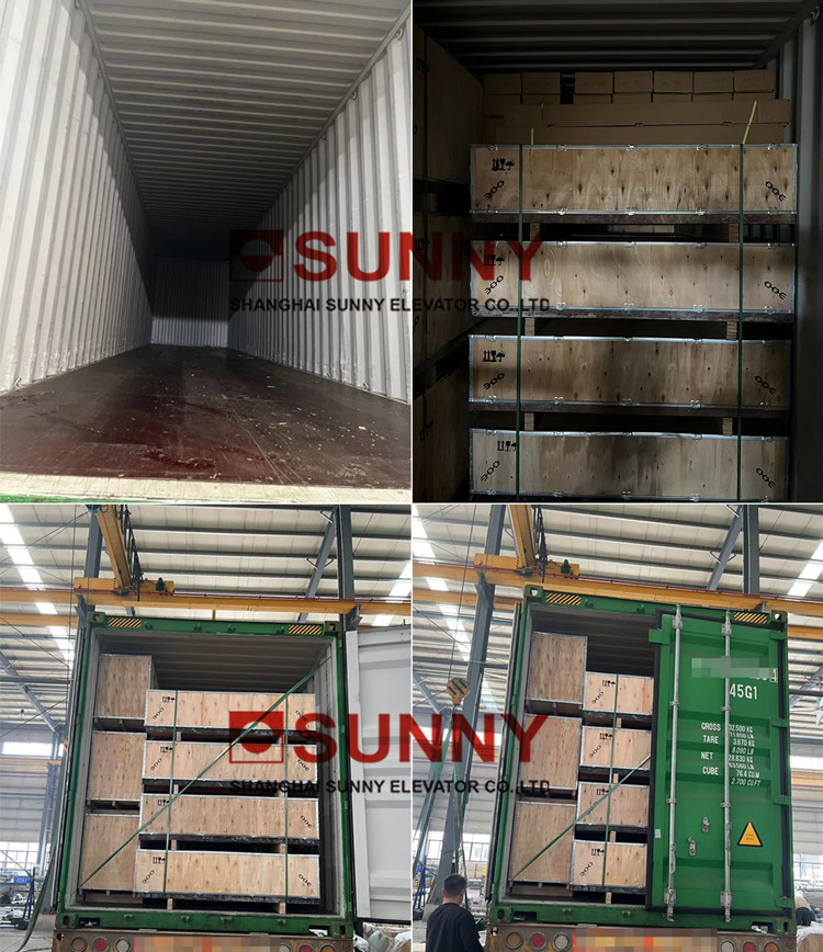 JJ 1200~3000mm 4-Leafs Center Opening Landing Door Device Fireproof Type