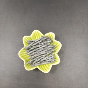 54mm High Crack Resistance Polypropylene PP Twisted Bundle Fiber Reinforced