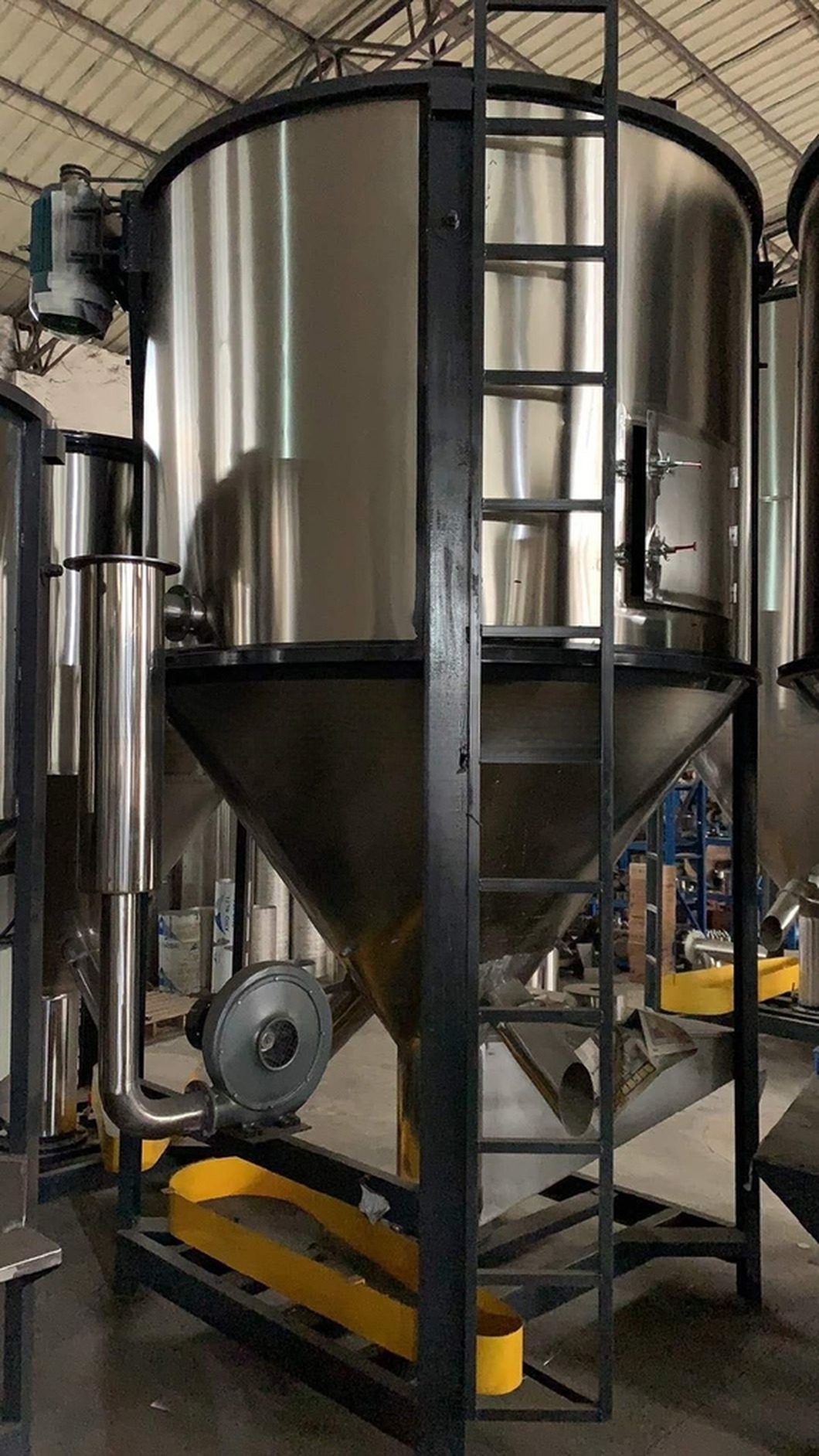Vertical Drier &amp; Mixer for Plastic PE PP ABS PS