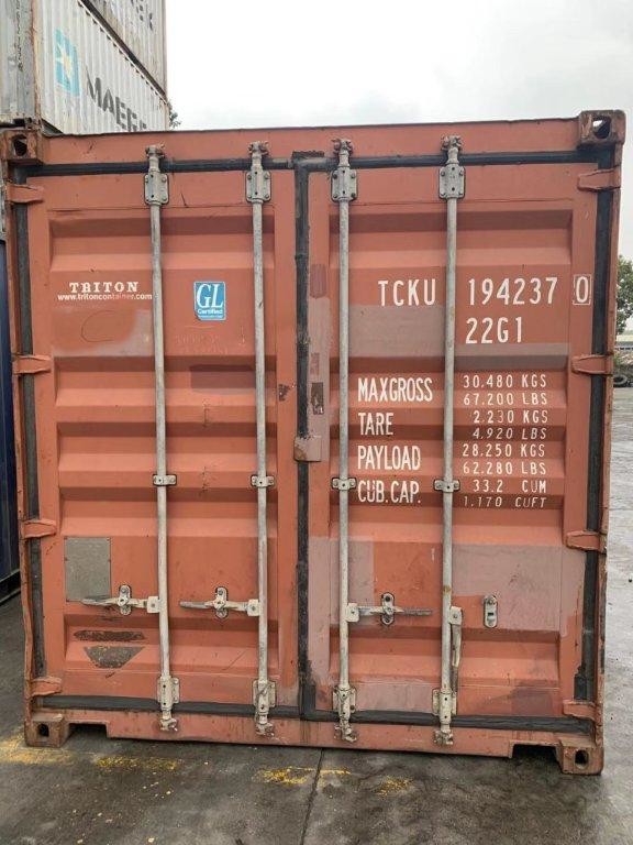 20GP Weathering Steel Used Marine Containers For Storage