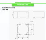 UNIVO UBTM300Y Fiber Optic MEMS Gyroscope for Customized ±180 deg Azimuth