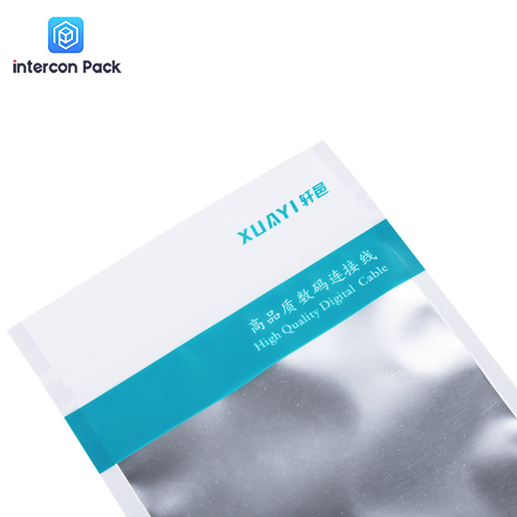 Electronic Parts Paper Plastic Composite Bag Polyester Film Anti Static Recyclable