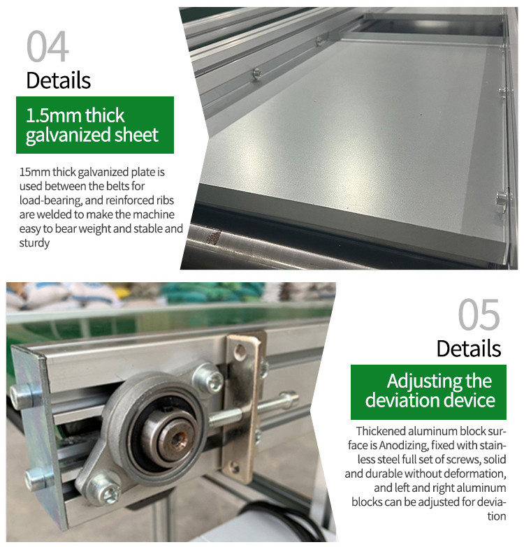 Warehouse Belting Conveyor Manufacturing System PVC Belt Table Production Line