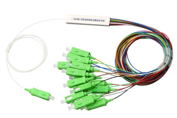 SC APC Mini Fiber Optic PLC Splitter 1X2 1x3 1X4 1X8 1X16 1x24 1X32 1x48 1X64