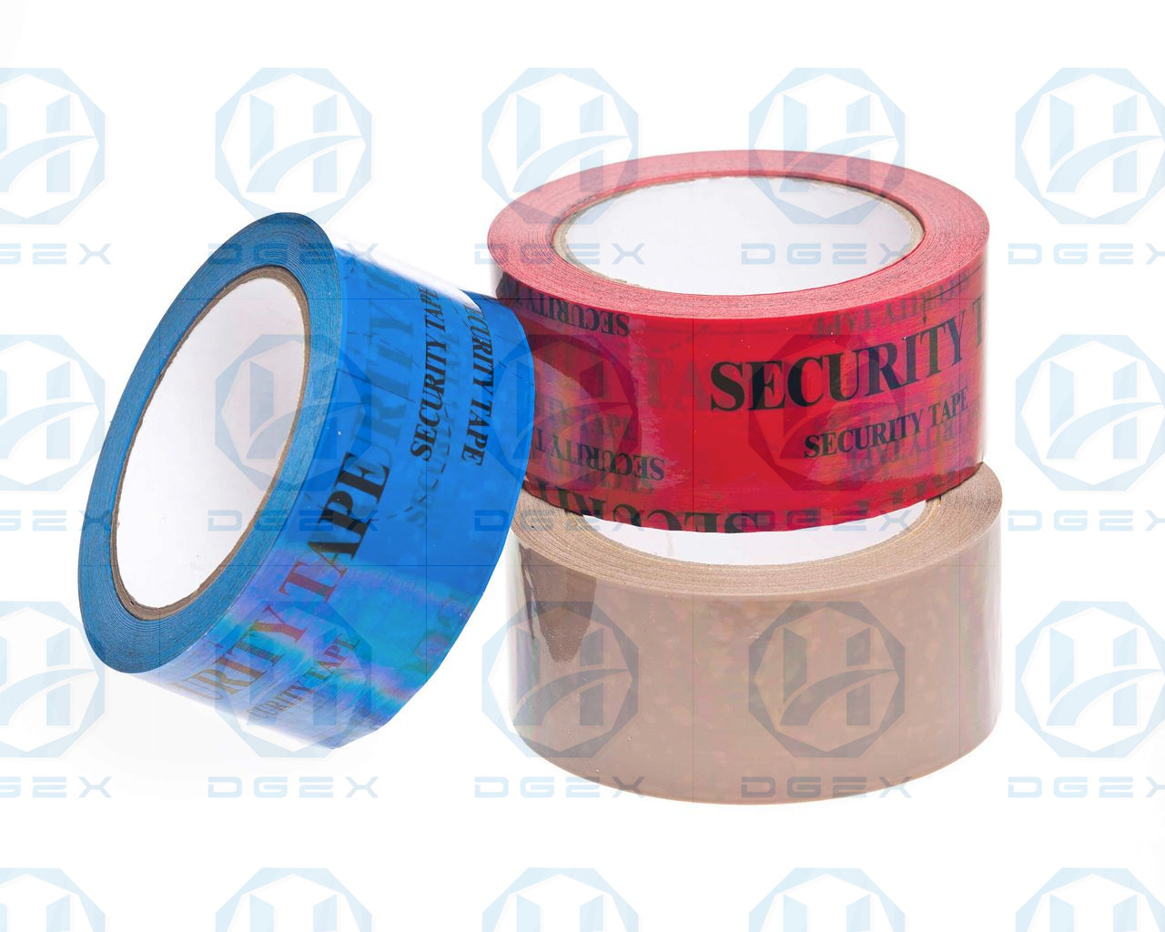 Tamper Evident Anti Counterfeit Sticker Tape PET Wrapping 45mm * 50m