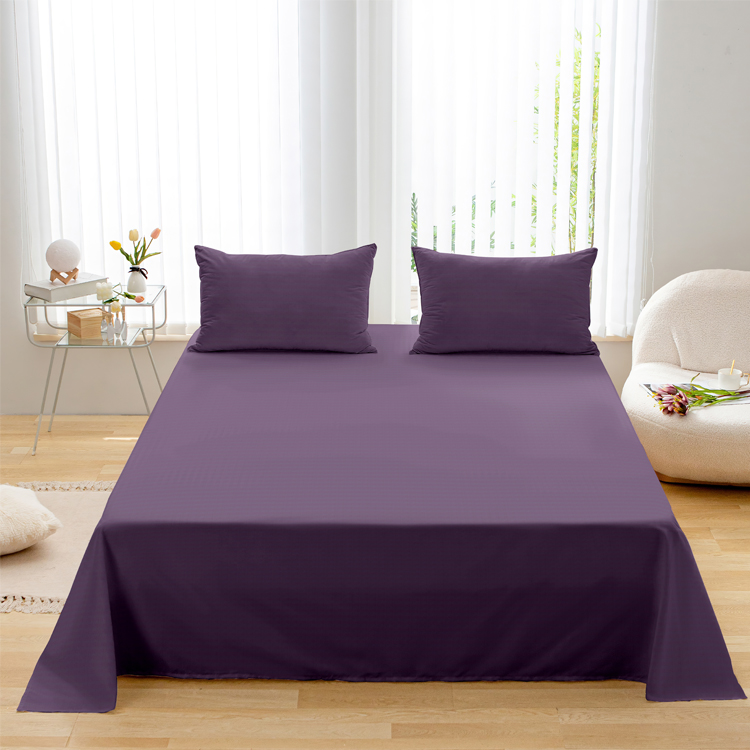 Polyester Filling Supple Bed Sheet Set for Twin Queen King Size Bedding Collections