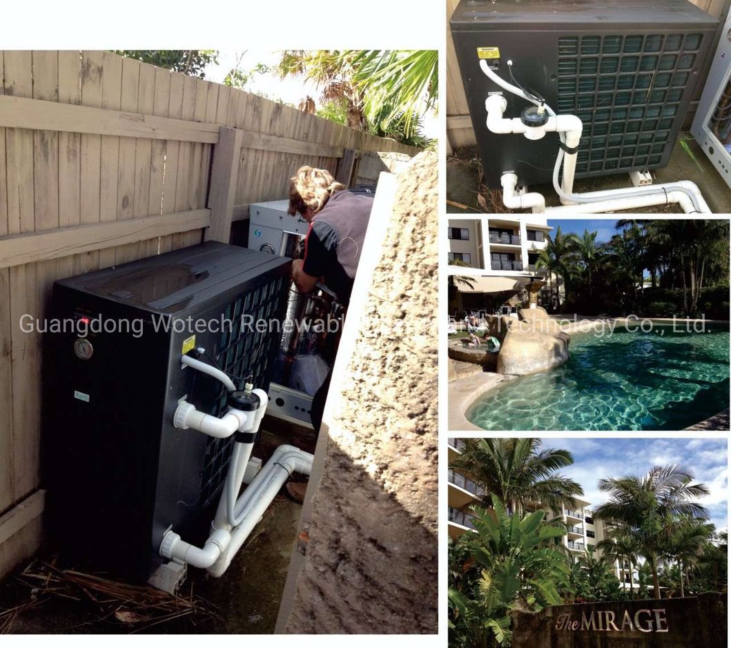 21kw R32 Energy Efficient Residitial on/off Heat Pump Water Heater Air Source Heat Pump for Swimming Pool Sauna SPA