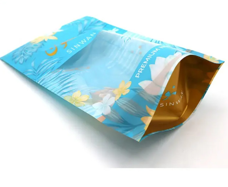 Custom Plastic Bags Food Packaging Bag Plastic Aluminum Foil Mylar Zipper Ziplock Bag Stand Up Pouch Doypack For Nuts Snack