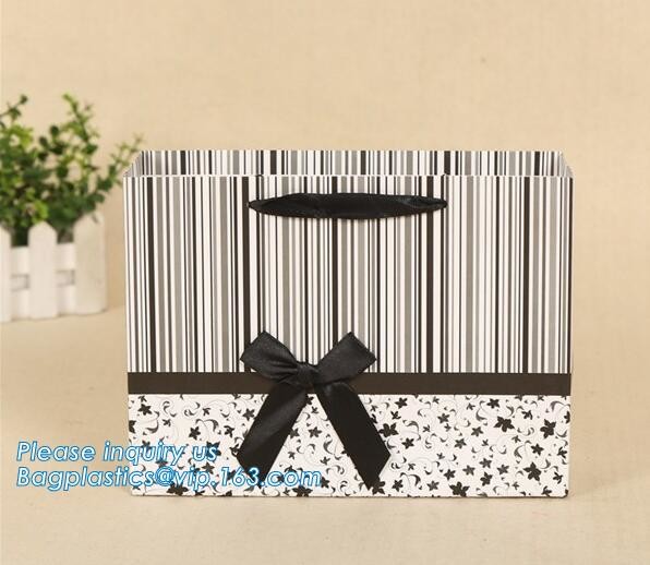 Luxury Paper Gift Carrier Shopping Bag Party Bag with Handles,printed paper carrier bag for apparel shopping bag, bageas