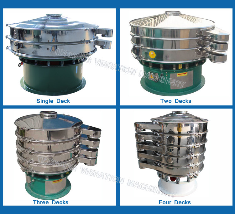 SUS304 Bean Vibrating Screen Rotary Sieve Equipment For Food Processing