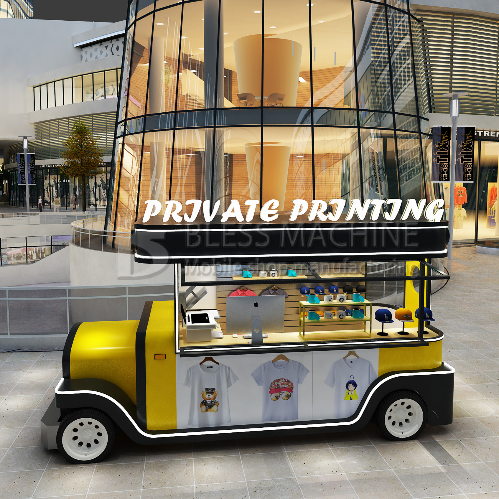 2022 Flour-Based Electric Mobile Hair Cut Salon Van for Meat Processing Plants Outlet