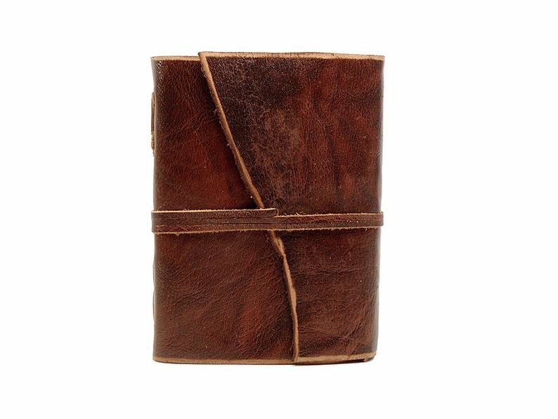 Retro Thick Travel Journal Notebook / Daily Planner Notepad For Men FSC Approved