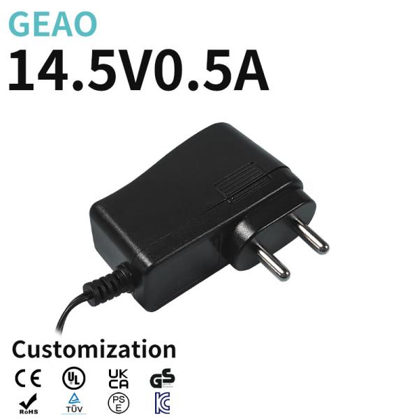 14.5V 0.5A Wall Mount Power Supply For High Quality Vacuum Cleaner Hair Removal