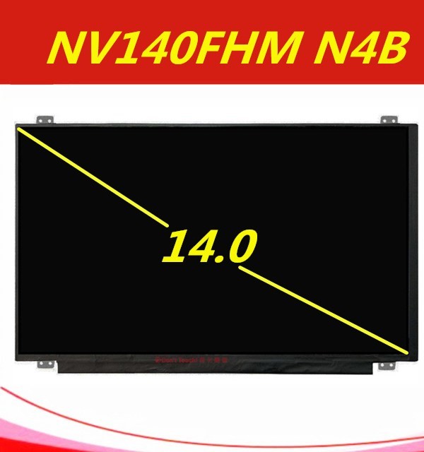 Laotop BOE 14" Widescreen LCD Computer Monitors NV140FHM-N4B 1920*1080 Pixels 220CD/M2