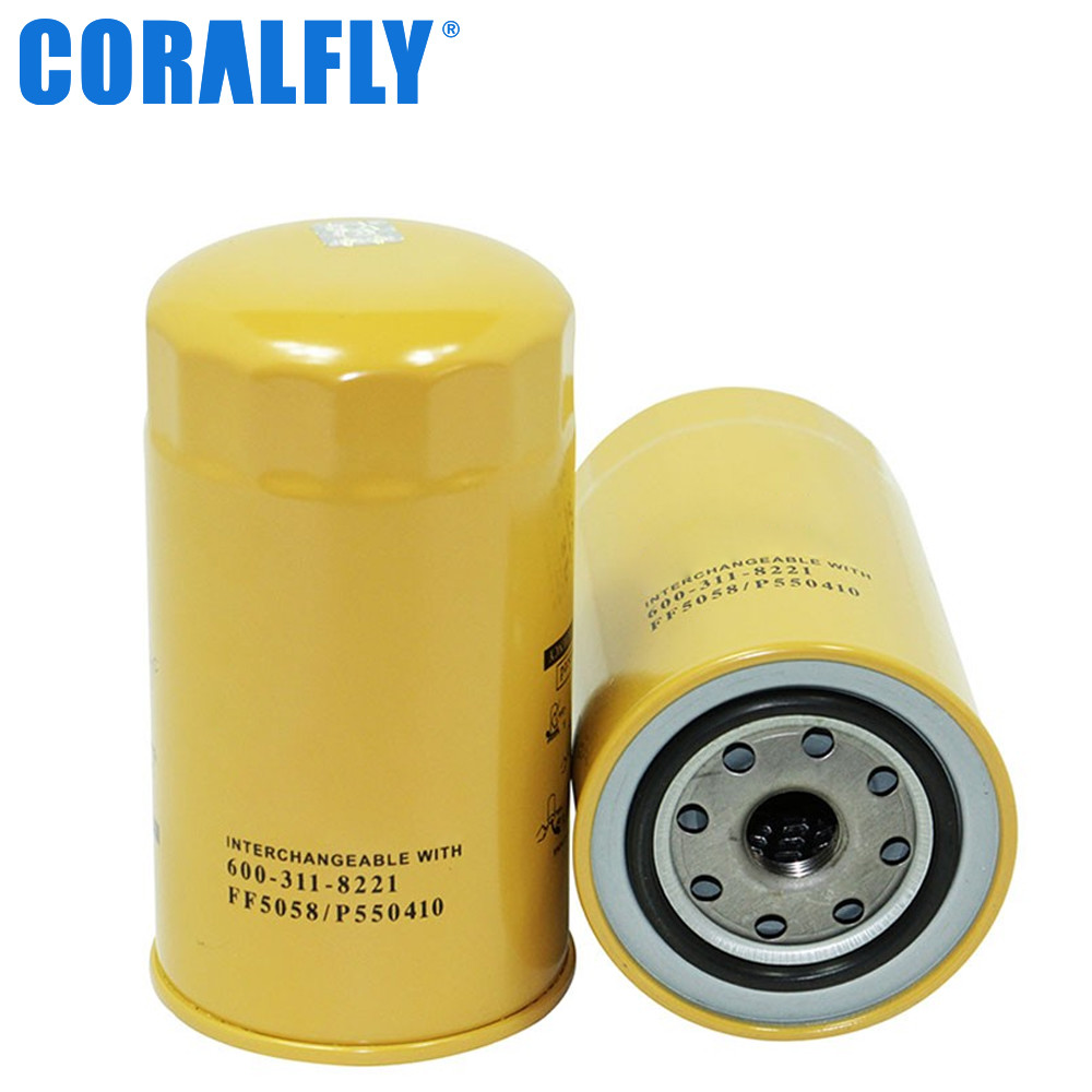 17 Micron 600 311 8221 Fuel Filter Komatsu SAE J1985