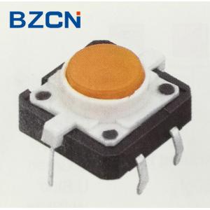  Yellow LED Light Illuminated Tactile Switch Tactile Push Button Switch With Cap Button Manufactures