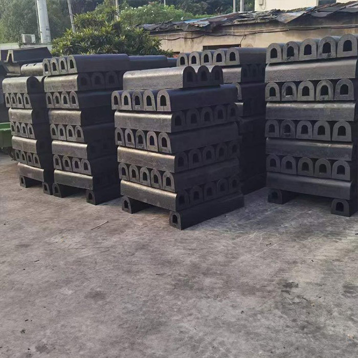 Boat D Type Fenders Marine Rubber Fender For Dock Steel Structure