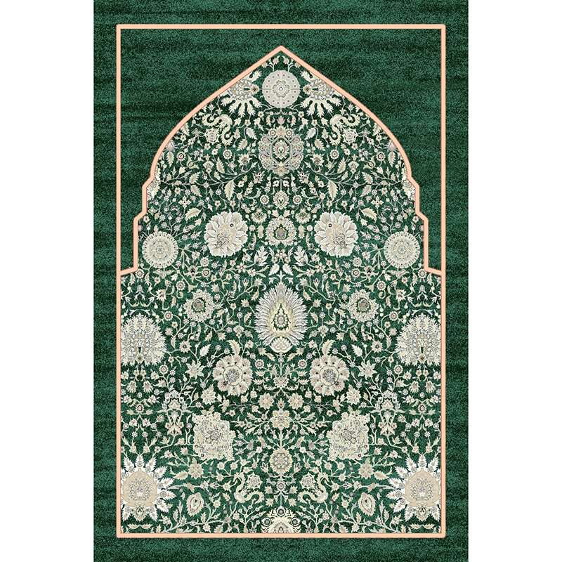 Modern Style Anti Slip Backing Islamic Gift Prayer Carpets Machine Made