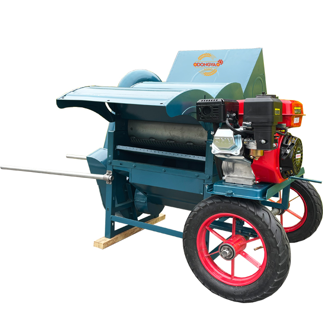 Multi-funtion Oilrape Bean Sorghum Qunioa Wheat Thresher Machine 1500kg Per Hour Capacity
