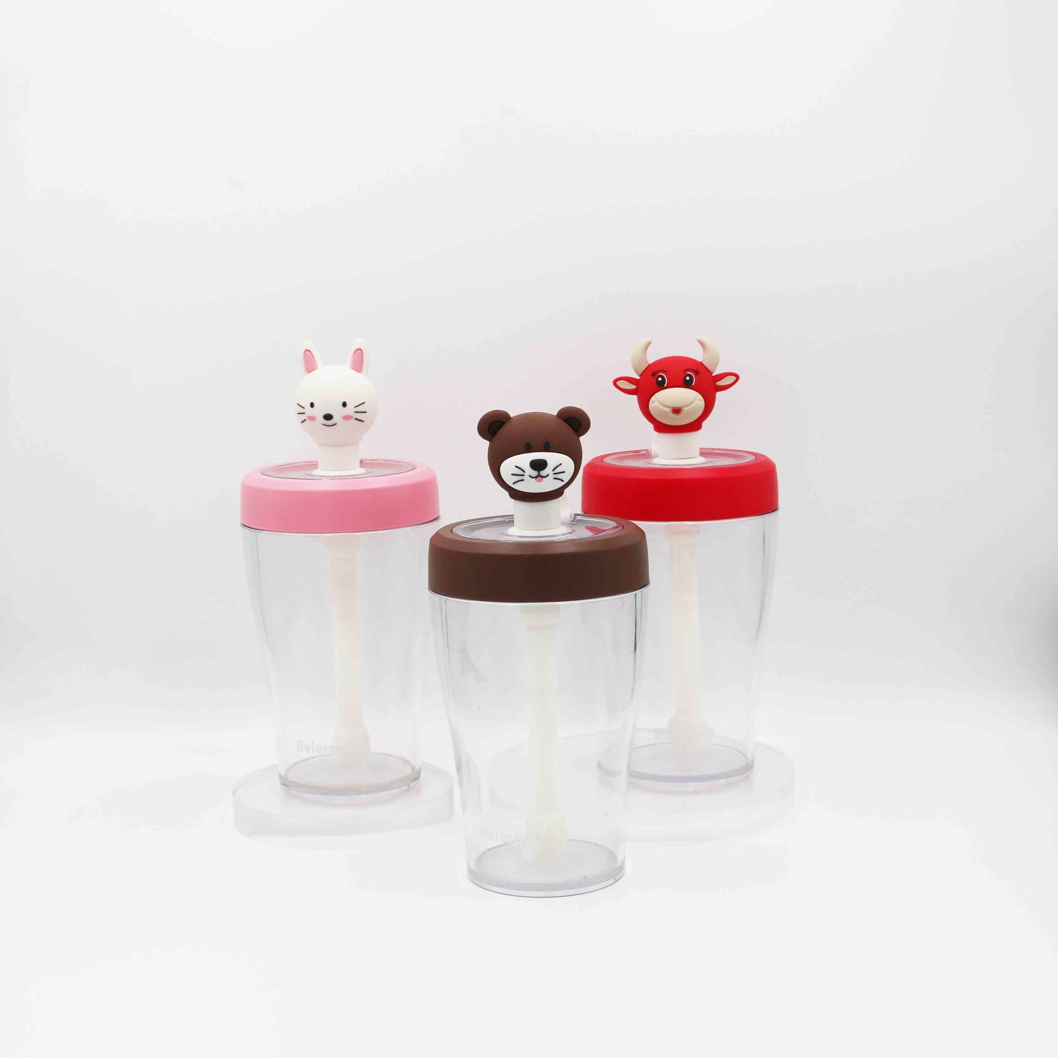Customized Children Reusable Straw Water Bottle