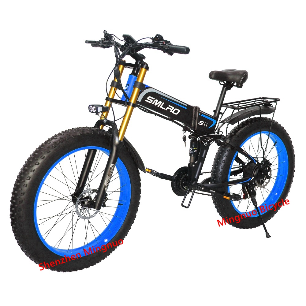 21 Speed Folding Bike With Fat Tires ODM Available Multiapplication