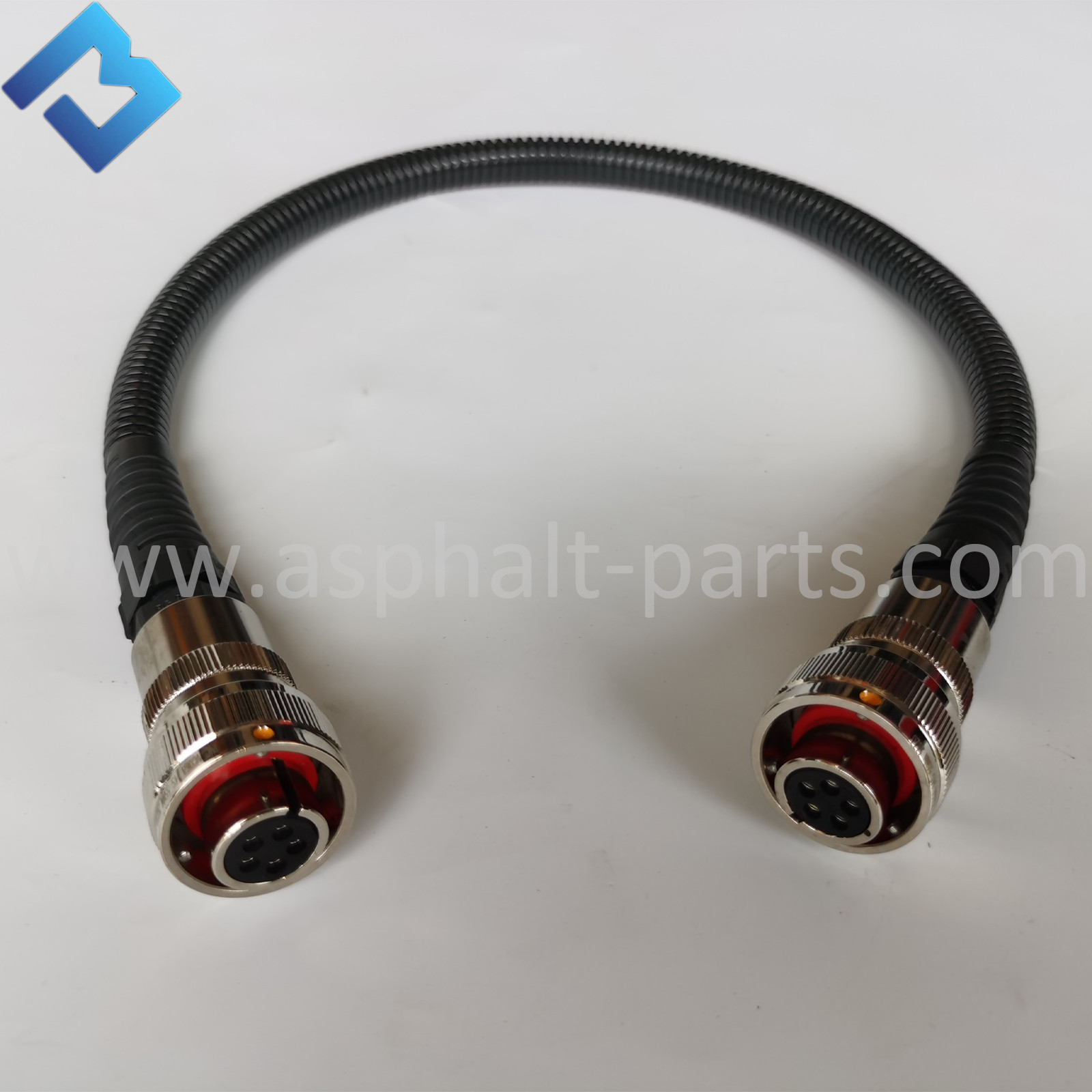 ABG6820 ABG 80879828 Paving Control System Control Panel Connector Spiral Electrical Cable 2.5M