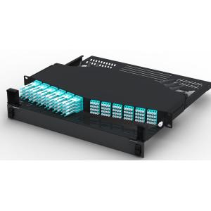 Angled Fixed MTP MPO Patch Panel Ethernet 1U 192 Cores