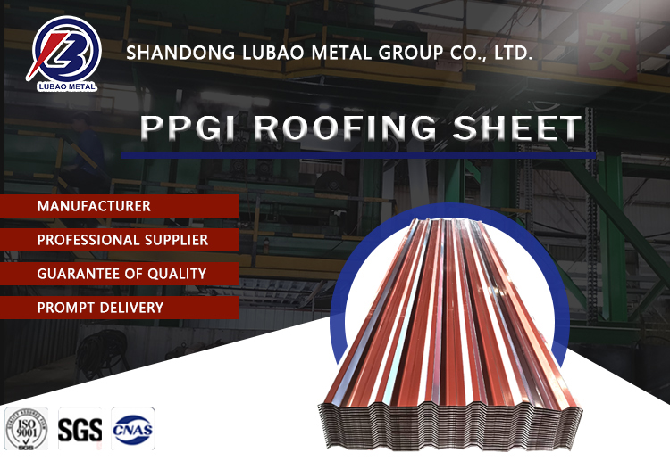 direct RAL color PPGI galvanized corrugated steel plate with CE certification