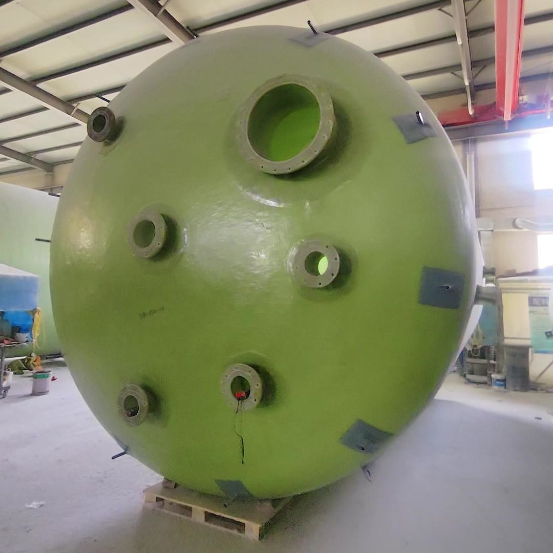 Corrosion Resistance FRP Storage Tank with Drain Valve Easy Installation And Durable Sample Provided