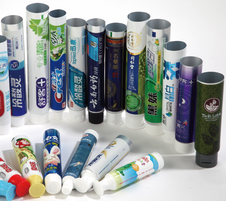 D40*164mm 160g ABL Laminated Travel Toothpaste Tube With Flip Top Cap