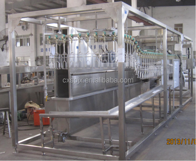 300-500 Chicken/h Automatic Slaughtering Machine Halal Chicken Abattoir Equipment